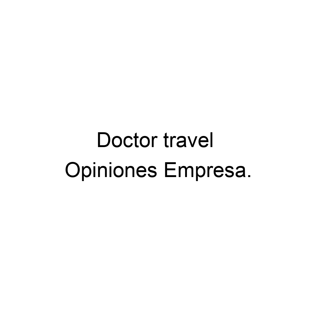 doctor travel valencia