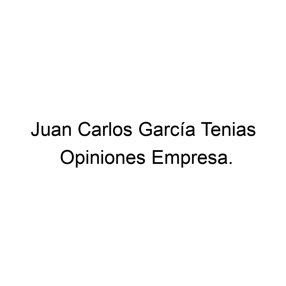 Opiniones Juan Carlos García Tenias, Zaragoza 976446308