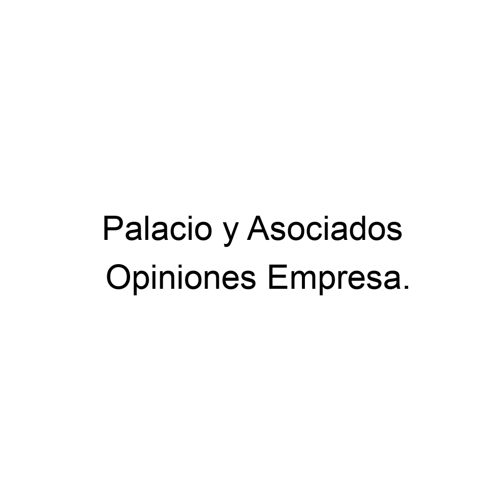 Opiniones Palacio y Asociados, Madrid 913103294