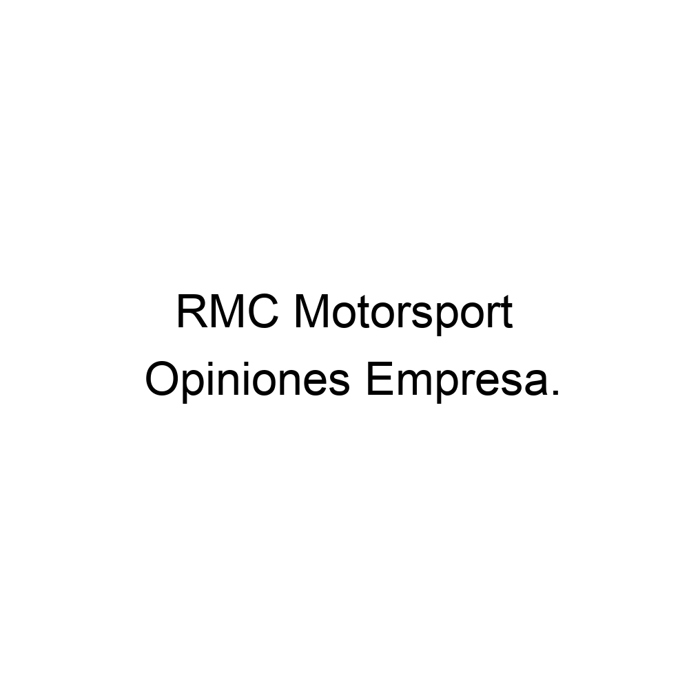 Opiniones RMC Motorsport, León (España) 987490214
